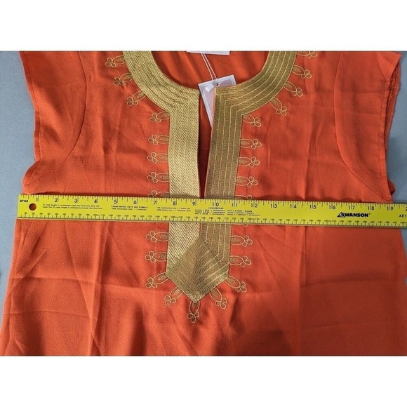 NWT Womens Deep V Neck Size M‎ Short Boutique Sleeve Shreya  Blouse Lq - Picture 10 of 16